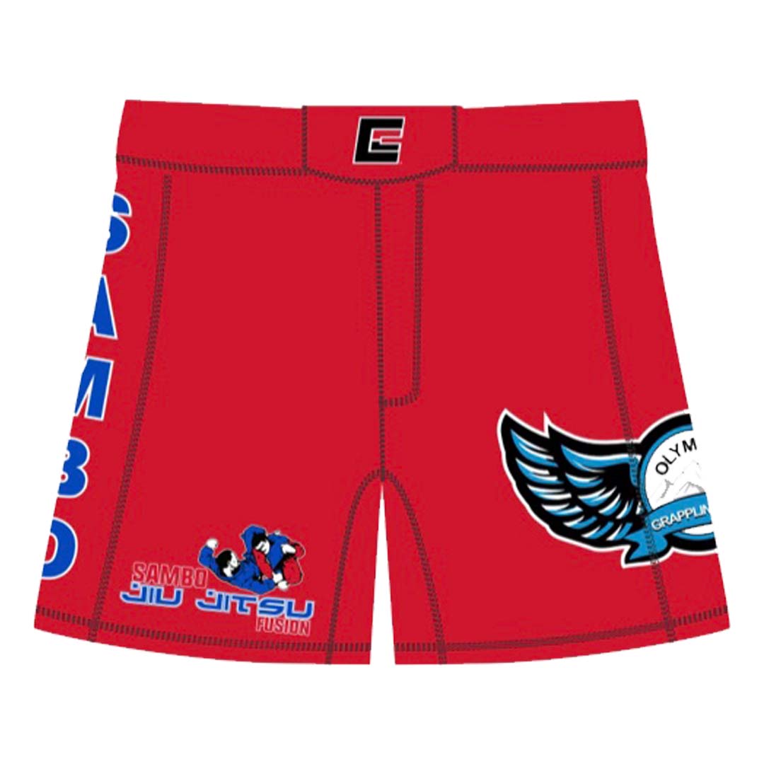 RED Olympus Sambo Jiu-Jitsu Fusion Grappling Shorts