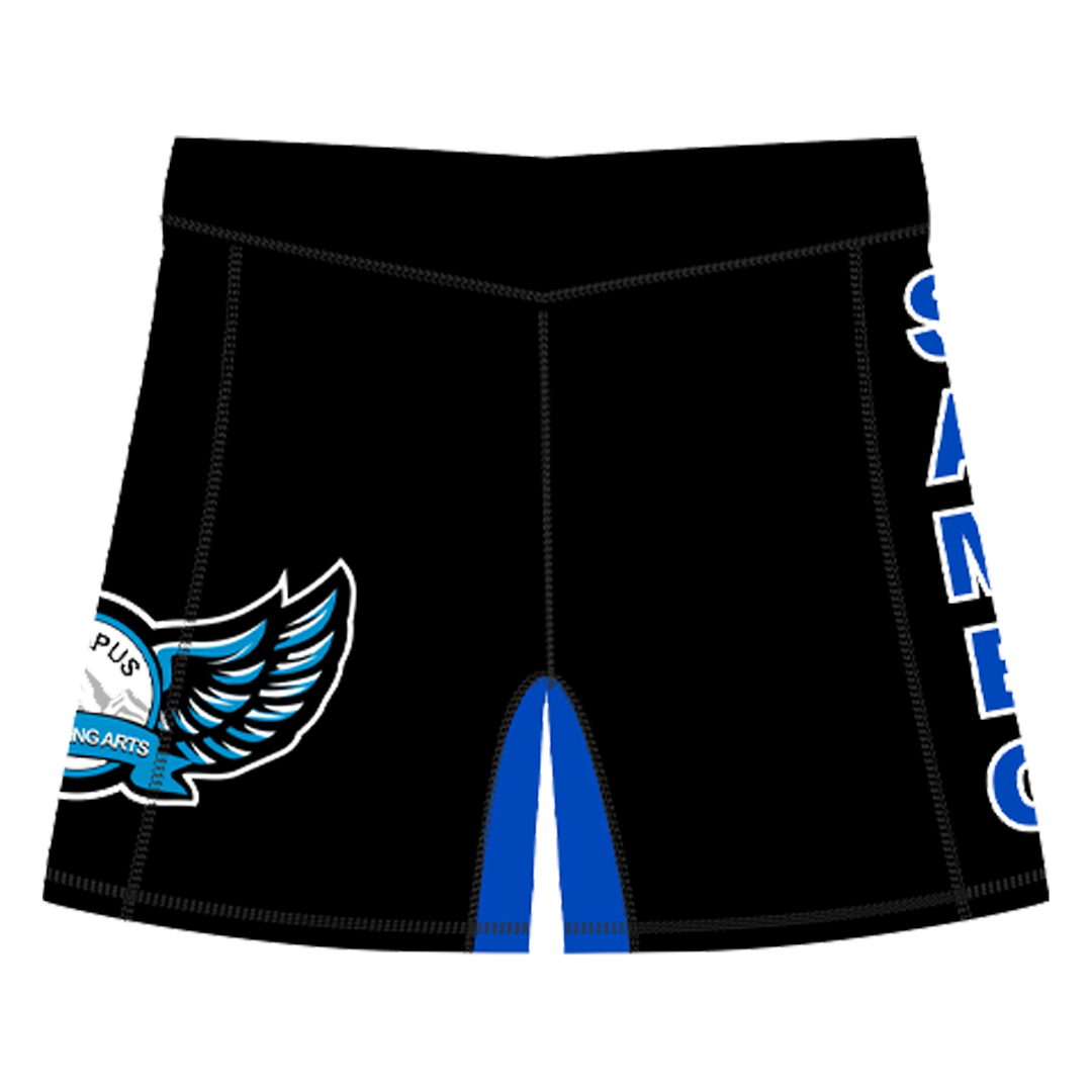 BLACK Olympus Sambo Jiu-Jitsu Grappling Shorts