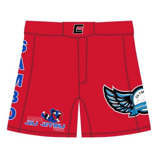 RED Olympus Sambo Jiu-Jitsu Fusion Grappling Shorts